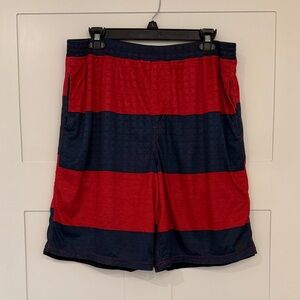 FREE w/ 🌻3/$25 bundle - Striped Red and Navy Athletic Shorts